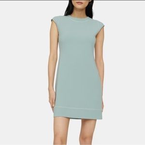 Theory Embroidered Cap-Sleeve Minidress NWT